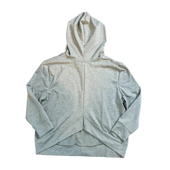 🛍️ Yandy.com Active Gray Hooded Long Sleeve Shirt Womens Size S - Picture 5 of 5